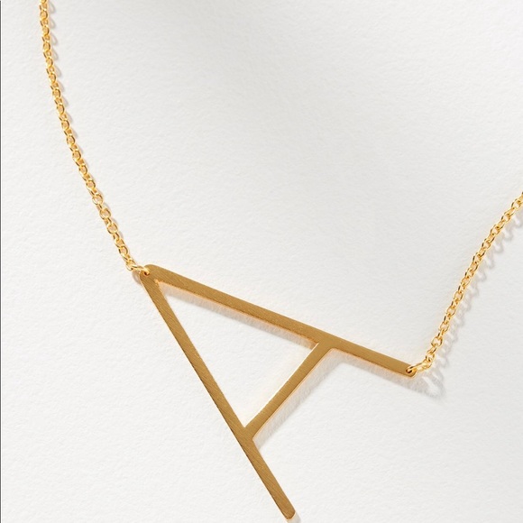 Anthropologie Jewelry - Monogram Pendant Necklace